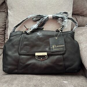 Makowsky Leather Satchel